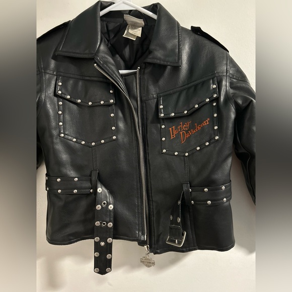 Girl’s size 7/8 Harley Davidson Jacket - Picture 2 of 7
